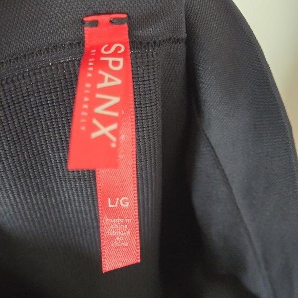 Spanx Mama Maternity Jean-ish Ankle Leggings Black Pockets Size Large - Picture 8 of 9